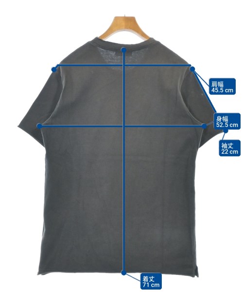 yohji yamamoto POUR HOMME（ヨウジヤマモトプールオム）Tシャツ・カットソー 黒 サイズ:3(M位) メンズ/2200728980105