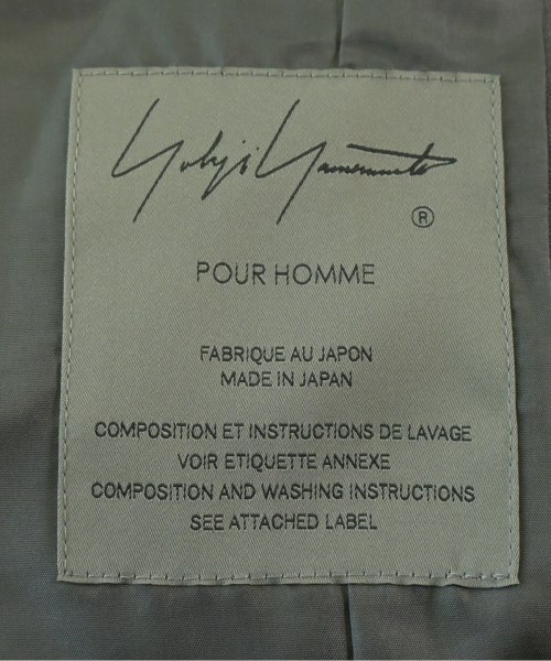 yohji yamamoto POUR HOMME（ヨウジヤマモトプールオム）テーラードジャケット グレー サイズ:-(XL位) メンズ/2200729065016