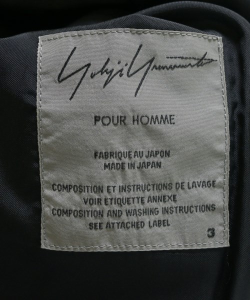 yohji yamamoto POUR HOMME（ヨウジヤマモトプールオム）その他 黒 サイズ:3(M位) メンズ/2200682653015