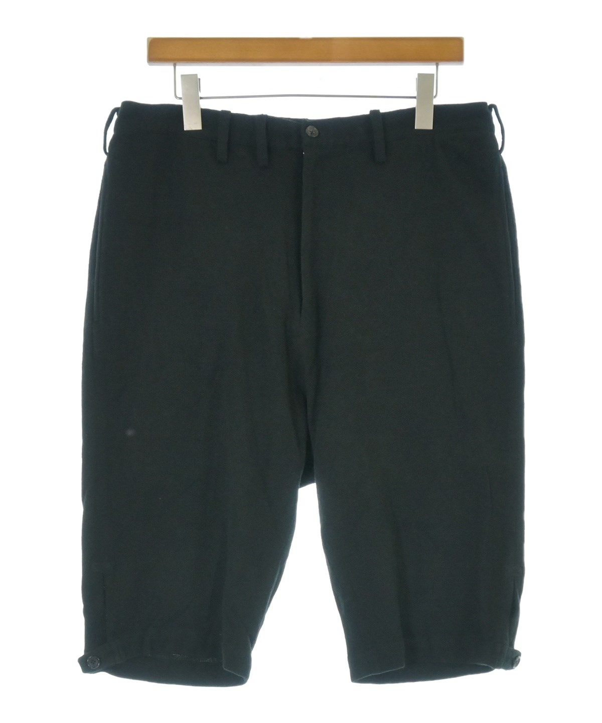 Yohji Yamamoto 黒ショートパンツ サイズ3 yohji yamamoto POUR HOMME（ヨウジヤマモトプールオム）ショート