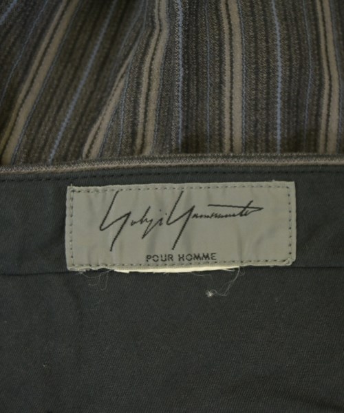 yohji yamamoto POUR HOMME（ヨウジヤマモトプールオム）スラックス 茶 サイズ:-(L位) メンズ/2200683234039