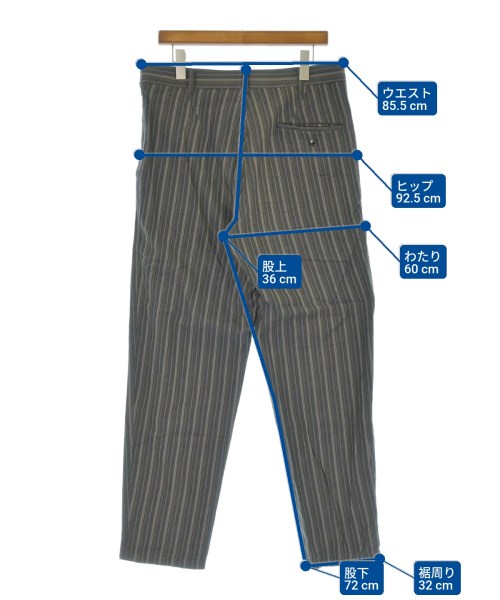 yohji yamamoto POUR HOMME（ヨウジヤマモトプールオム）スラックス 茶 サイズ:-(L位) メンズ/2200683234039