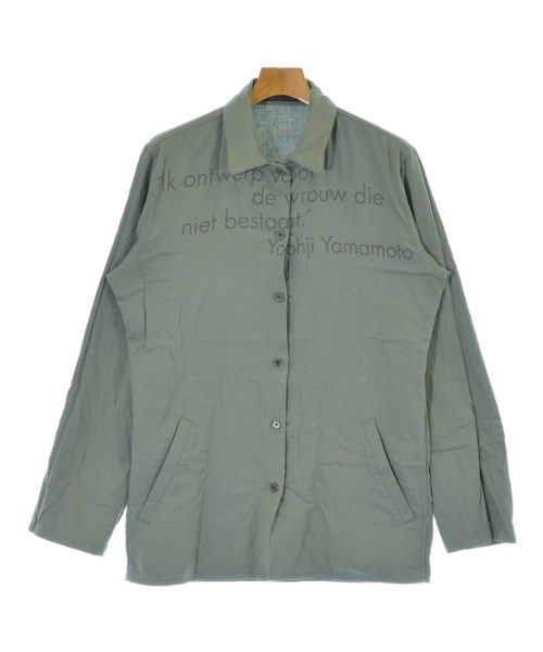 yohji yamamoto POUR HOMME（ヨウジヤマモトプールオム）カジュアルシャツ カーキ サイズ:2(S位) メンズ/2200683234091