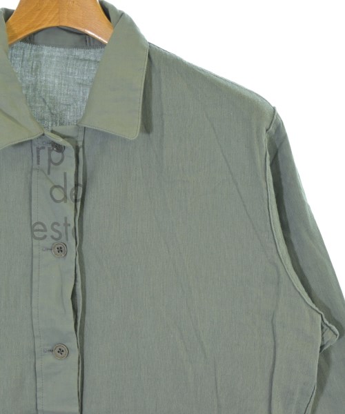 yohji yamamoto POUR HOMME（ヨウジヤマモトプールオム）カジュアルシャツ カーキ サイズ:2(S位) メンズ/2200683234091