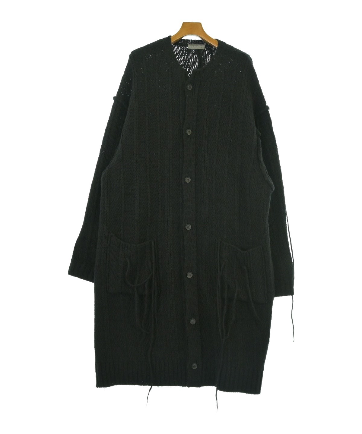 ヨウジヤマモトプールオム　カーディガン　アウター　黒　　サイズ3 yohji yamamoto POUR HOMME（ヨウジヤマモトプールオム）カーディガン