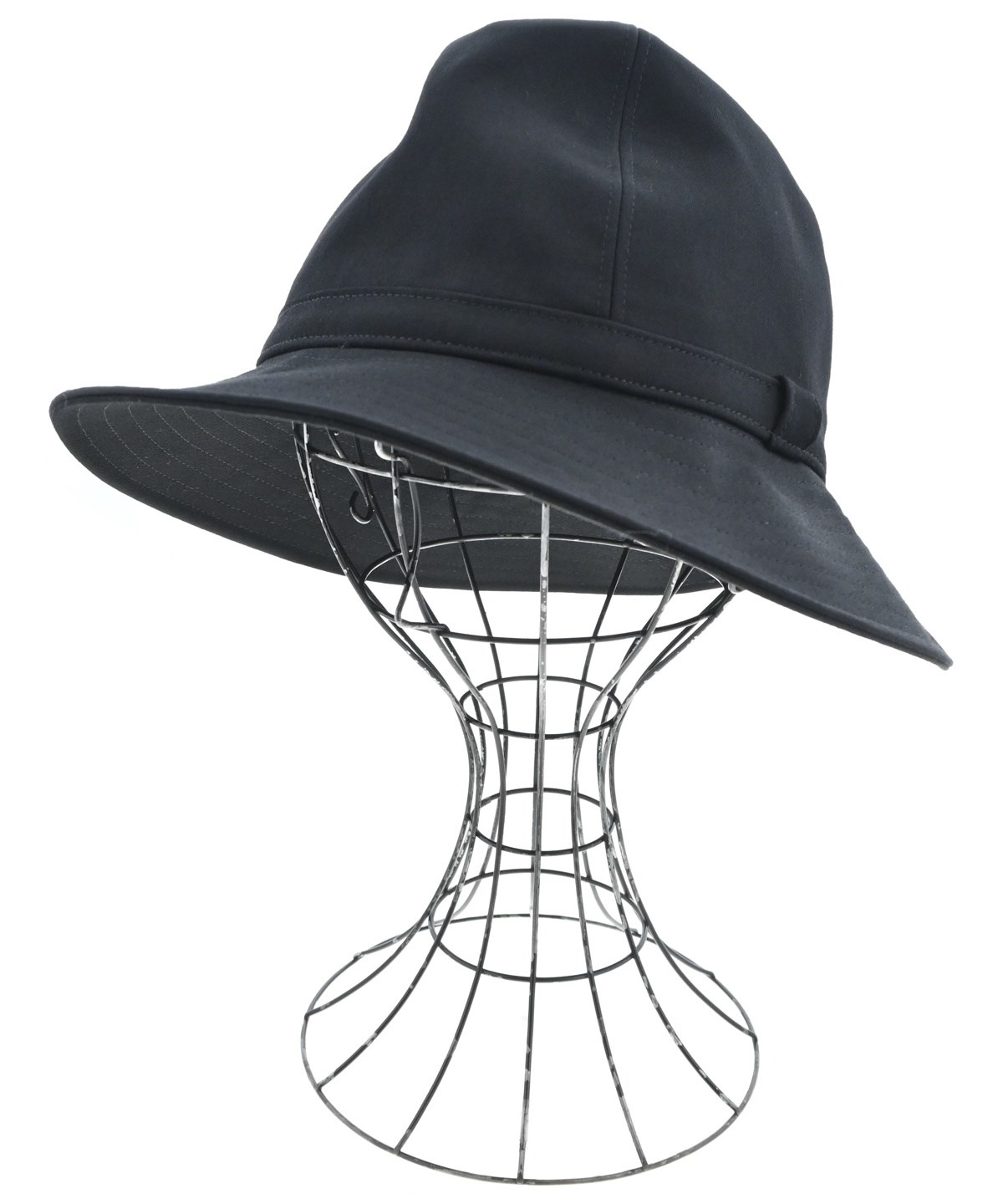 ヨウジヤマモト プールオム ハット 2021 yohji yamamoto POUR HOMME（ヨウジヤマモトプールオム）ハット 黒