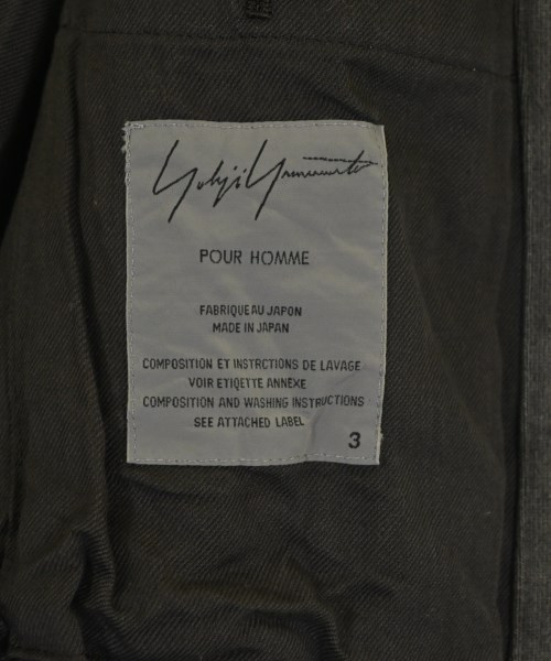 yohji yamamoto POUR HOMME（ヨウジヤマモトプールオム）ジャケット グレー サイズ:3(M位) メンズ/2200683911039