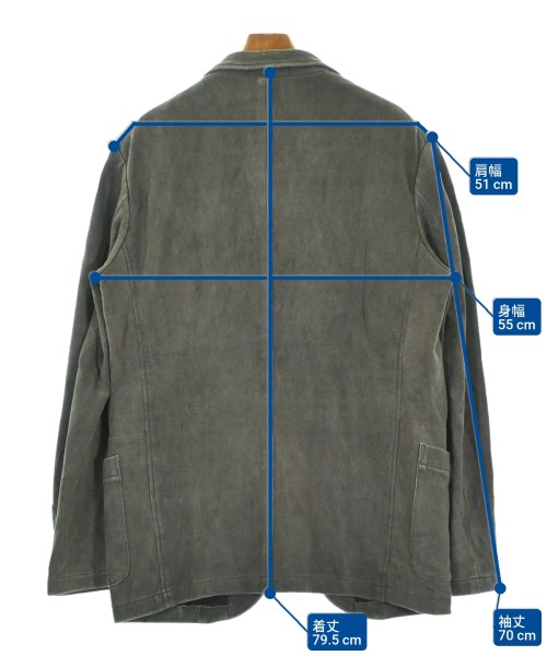 yohji yamamoto POUR HOMME（ヨウジヤマモトプールオム）ジャケット グレー サイズ:3(M位) メンズ/2200683911039