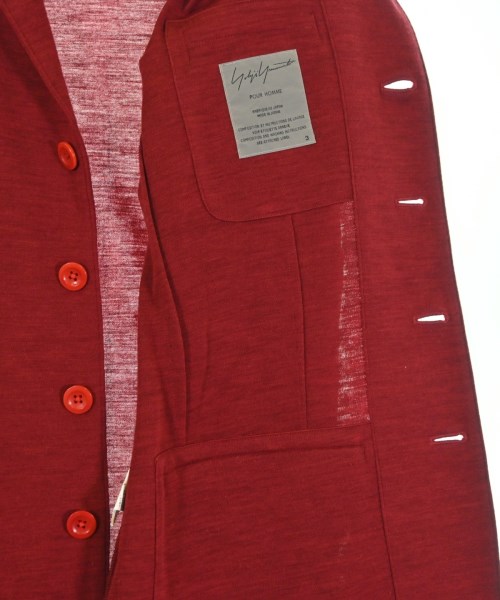 yohji yamamoto POUR HOMME（ヨウジヤマモトプールオム）ジャケット 赤 サイズ:3(M位) メンズ/2200683911046
