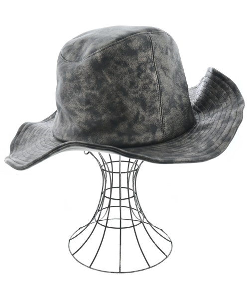 yohji yamamoto POUR HOMME（ヨウジヤマモトプールオム）ハット グレー サイズ:3(M位) メンズ/2200684792040