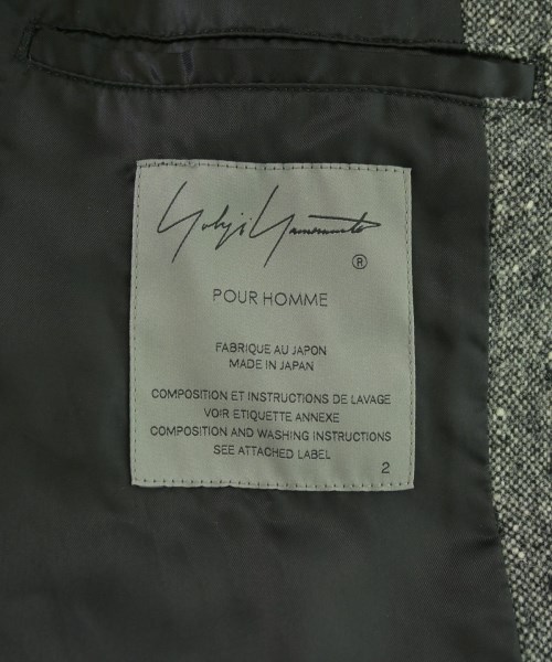 yohji yamamoto POUR HOMME（ヨウジヤマモトプールオム）コート グレー サイズ:2(S位) メンズ/2200684800011