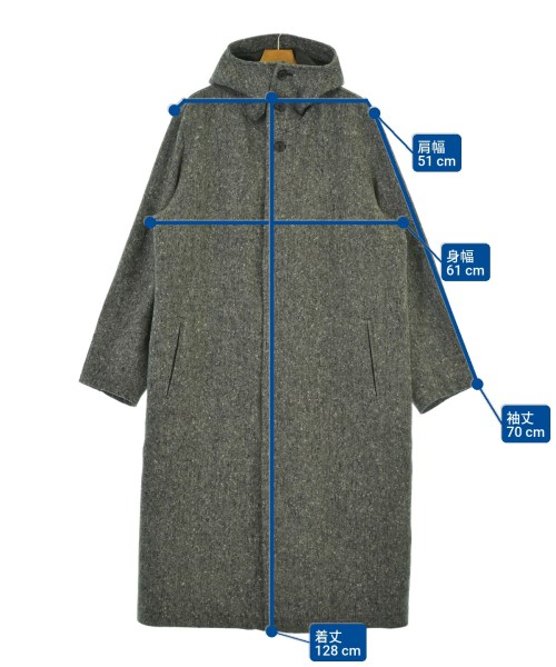 yohji yamamoto POUR HOMME（ヨウジヤマモトプールオム）コート グレー サイズ:2(S位) メンズ/2200684800011