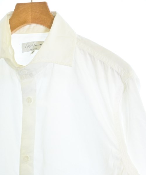 yohji yamamoto POUR HOMME（ヨウジヤマモトプールオム）カジュアルシャツ 白 サイズ:2(S位) メンズ/2200684800035