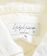 yohji yamamoto POUR HOMME（ヨウジヤマモトプールオム）カジュアルシャツ 白 サイズ:2(S位) メンズ/2200684800035