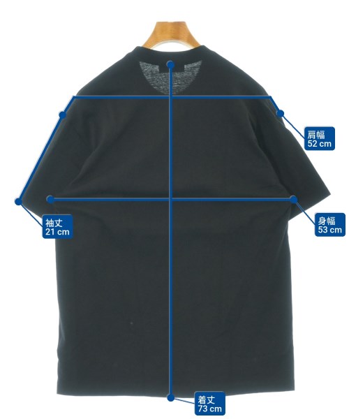 yohji yamamoto POUR HOMME（ヨウジヤマモトプールオム）Tシャツ・カットソー 黒 サイズ:3(L位) メンズ/2200685318027