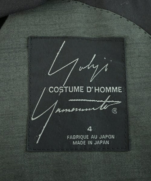 yohji yamamoto POUR HOMME（ヨウジヤマモトプールオム）テーラードジャケット グレー サイズ:4(L位) メンズ/2200685344026
