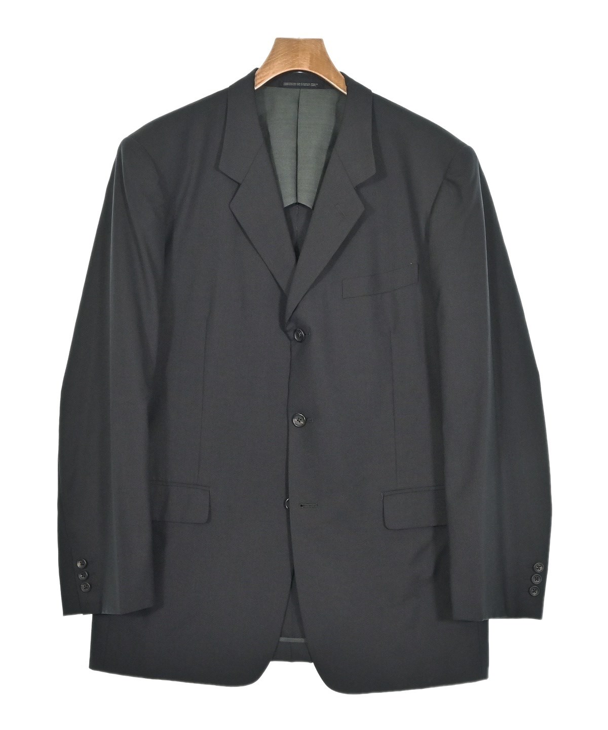 Yohji Yamamoto テーラードジャケット ダークグレー　XL yohji yamamoto POUR HOMME（ヨウジヤマモトプールオム）テーラード