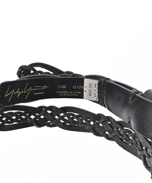 yohji yamamoto POUR HOMME（ヨウジヤマモトプールオム）ベルト 黒 サイズ:- メンズ/2200686000075