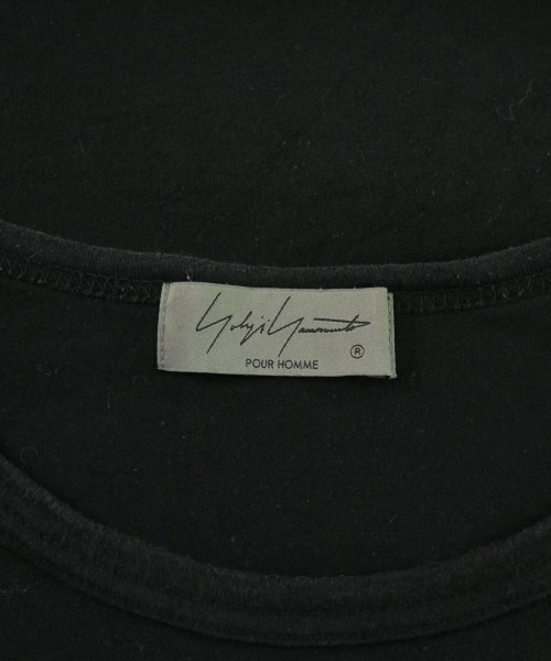 yohji yamamoto POUR HOMME（ヨウジヤマモトプールオム）Tシャツ・カットソー 黒 サイズ:3(M位) メンズ/2200686467014