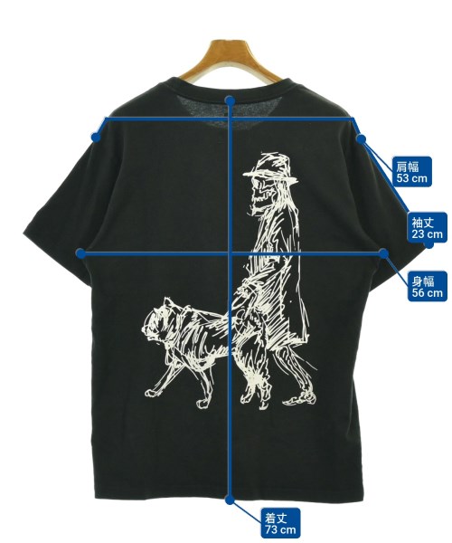 yohji yamamoto POUR HOMME（ヨウジヤマモトプールオム）Tシャツ・カットソー 黒 サイズ:L メンズ/2200686467021