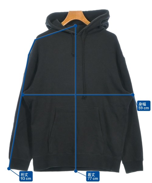 yohji yamamoto POUR HOMME（ヨウジヤマモトプールオム）パーカー 黒 サイズ:3(M位) メンズ/2200686629023