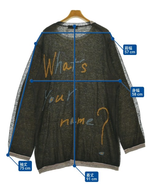 yohji yamamoto POUR HOMME（ヨウジヤマモトプールオム）ニット・セーター 黒 サイズ:3(M位) メンズ/2200685672013