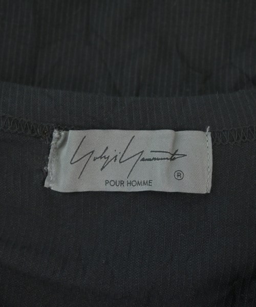 yohji yamamoto POUR HOMME（ヨウジヤマモトプールオム）Tシャツ・カットソー 黒 サイズ:3(M位) メンズ/2200686724025