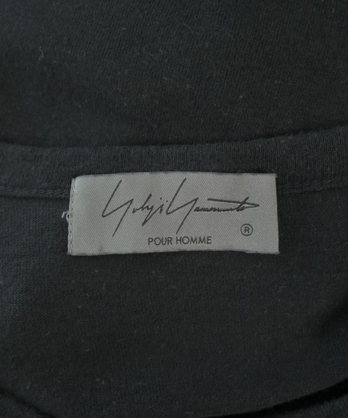 yohji yamamoto POUR HOMME（ヨウジヤマモトプールオム）Tシャツ・カットソー 黒 サイズ:3(M位) メンズ/2200687202058