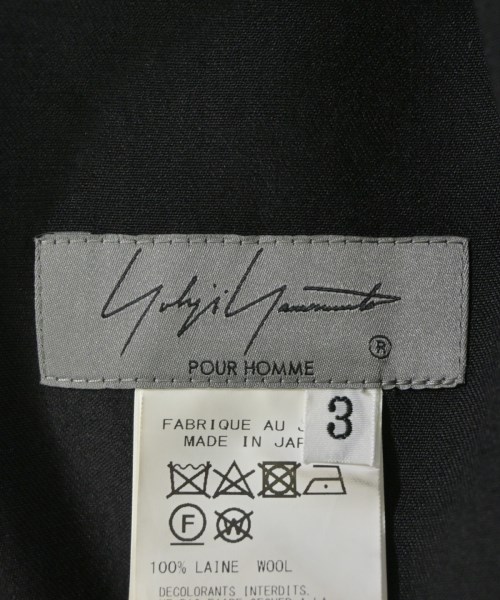 yohji yamamoto POUR HOMME（ヨウジヤマモトプールオム）その他 黒 サイズ:3(M位) メンズ/2200687202065
