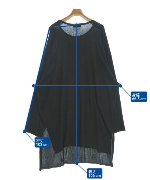 yohji yamamoto POUR HOMME（ヨウジヤマモトプールオム）Tシャツ・カットソー 黒 サイズ:3(M位) メンズ/2200687202072