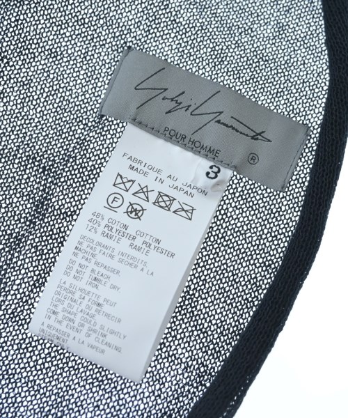yohji yamamoto POUR HOMME（ヨウジヤマモトプールオム）マフラー 黒 サイズ:3 メンズ/2200687295111