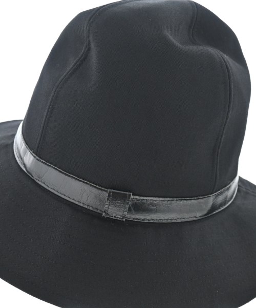 yohji yamamoto POUR HOMME（ヨウジヤマモトプールオム）ハット 黒 サイズ:- メンズ/2200687959013