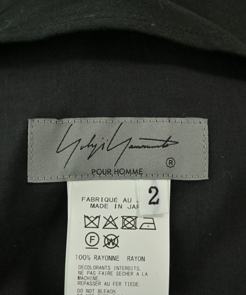yohji yamamoto POUR HOMME（ヨウジヤマモトプールオム）その他 黒 サイズ:2(S位) メンズ/2200688242039