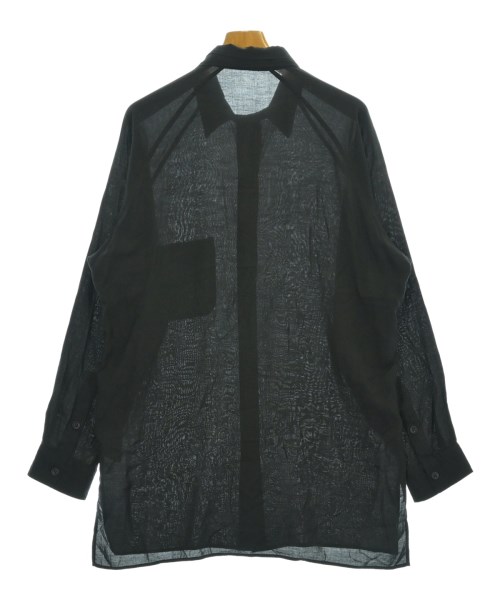 yohji yamamoto POUR HOMME（ヨウジヤマモトプールオム）カジュアルシャツ 黒 サイズ:2(S位) メンズ/2200688242046