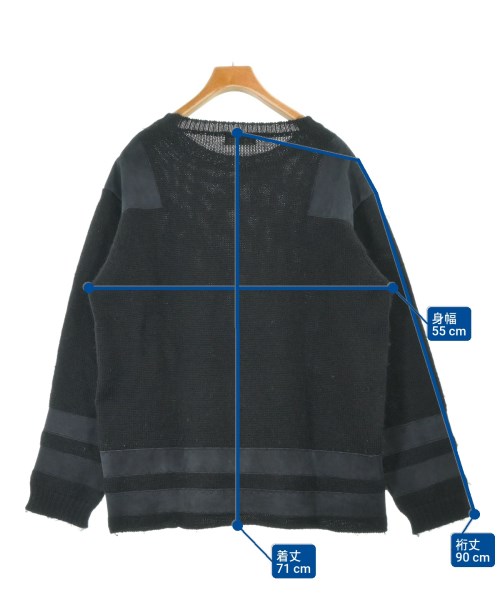 yohji yamamoto POUR HOMME（ヨウジヤマモトプールオム）ニット・セーター 黒 サイズ:3(M位) メンズ/2200687099047