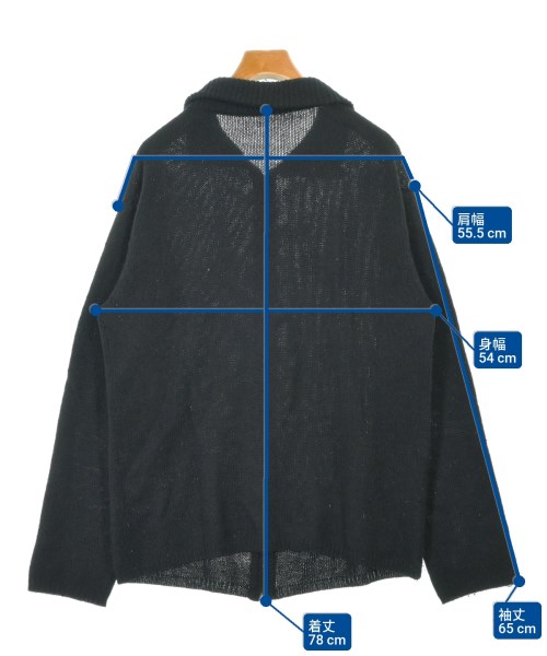 yohji yamamoto POUR HOMME（ヨウジヤマモトプールオム）カーディガン 黒 サイズ:3(M位) メンズ/2200687099054