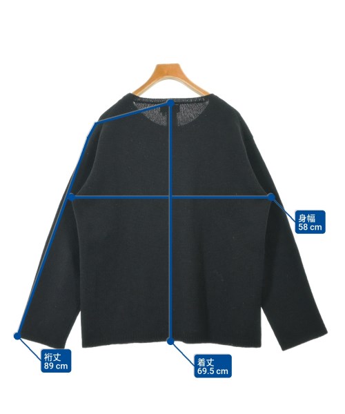 yohji yamamoto POUR HOMME（ヨウジヤマモトプールオム）ニット・セーター 黒 サイズ:3(M位) メンズ/2200687099061