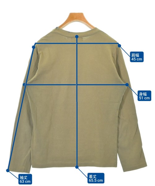 yohji yamamoto POUR HOMME（ヨウジヤマモトプールオム）Tシャツ・カットソー カーキ サイズ:3(M位) メンズ/2200687099139