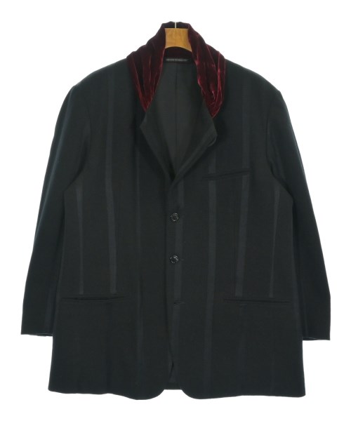 yohji yamamoto POUR HOMME(ヨウジヤマモトプールオム)カジュアルジャケット 黒 サイズ:S/2200689415050