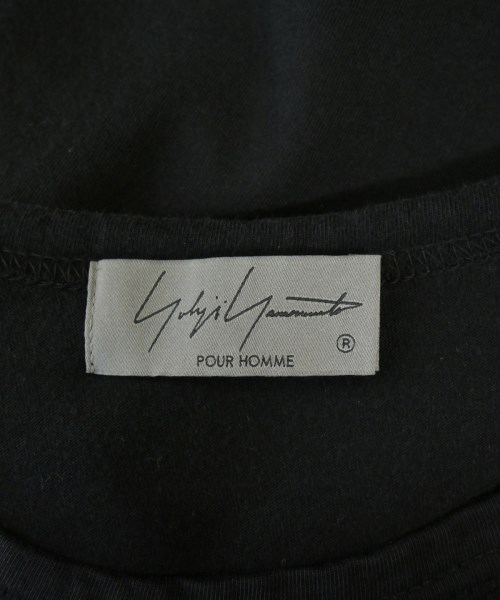 yohji yamamoto POUR HOMME（ヨウジヤマモトプールオム）Tシャツ・カットソー 黒 サイズ:3(M位) メンズ/2200689492044