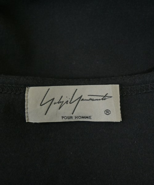 yohji yamamoto POUR HOMME（ヨウジヤマモトプールオム）Tシャツ・カットソー 黒 サイズ:3(M位) メンズ/2200689492051