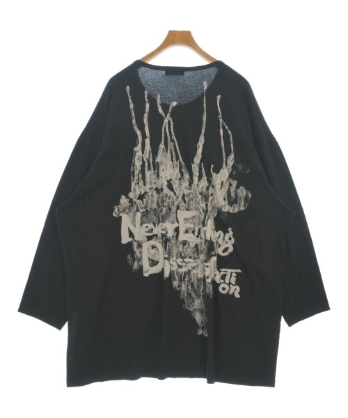 yohji yamamoto POUR HOMME（ヨウジヤマモトプールオム）Tシャツ・カットソー 黒 サイズ:3(M位) メンズ/2200685624029