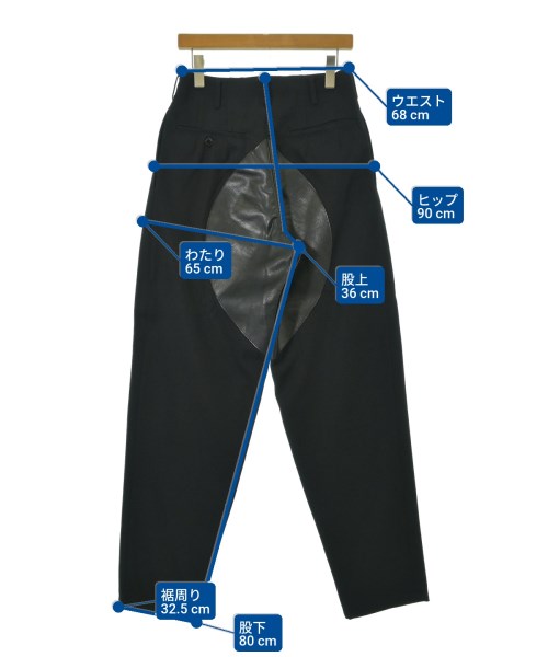 yohji yamamoto POUR HOMME（ヨウジヤマモトプールオム）その他 黒 サイズ:S メンズ/2200685075036