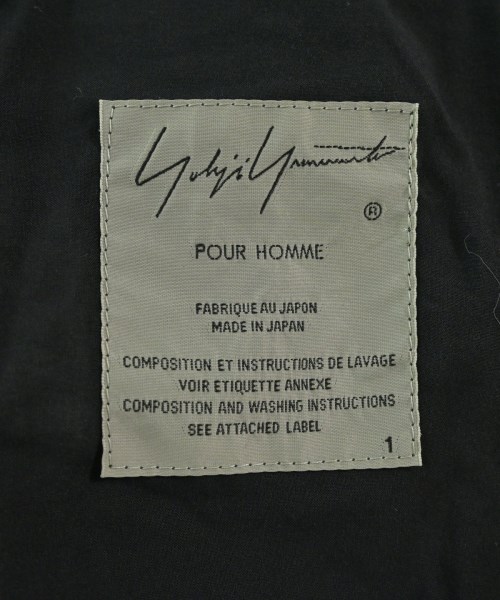 yohji yamamoto POUR HOMME（ヨウジヤマモトプールオム）その他 黒 サイズ:1(XS位) メンズ/2200690406108