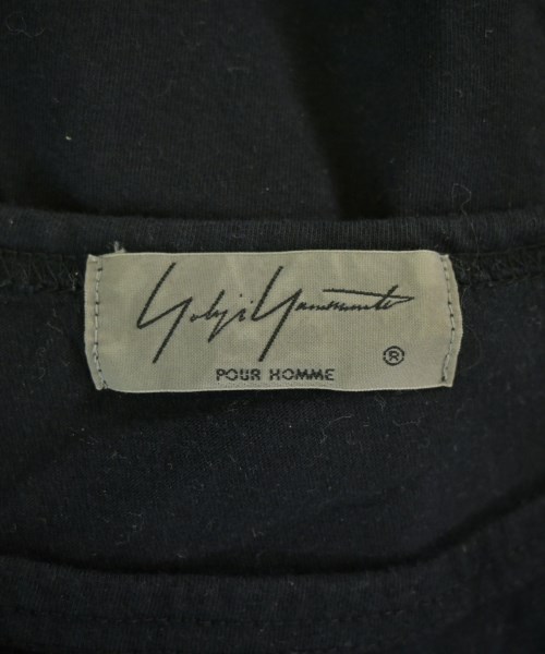 yohji yamamoto POUR HOMME（ヨウジヤマモトプールオム）Tシャツ・カットソー 黒 サイズ:3(M位) メンズ/2200690406238