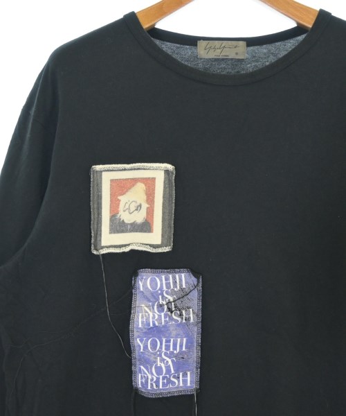 yohji yamamoto POUR HOMME（ヨウジヤマモトプールオム）Tシャツ・カットソー 黒 サイズ:3(M位) メンズ/2200690406238