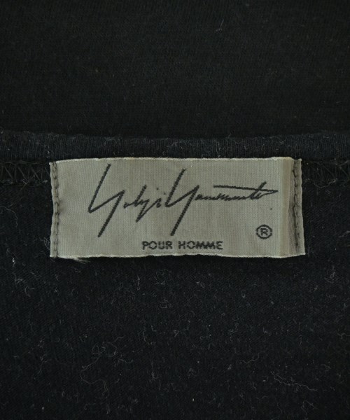 yohji yamamoto POUR HOMME（ヨウジヤマモトプールオム）Tシャツ・カットソー 黒 サイズ:3(M位) メンズ/2200690406245