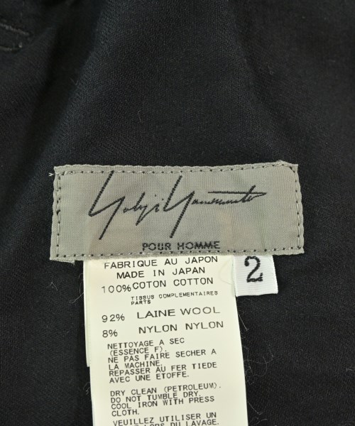 yohji yamamoto POUR HOMME（ヨウジヤマモトプールオム）クロップドパンツ グレー サイズ:2(S位) メンズ/2200690715033