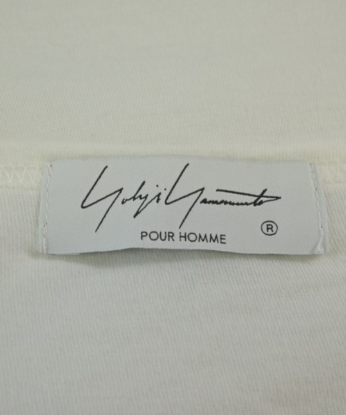 yohji yamamoto POUR HOMME（ヨウジヤマモトプールオム）Tシャツ・カットソー 白 サイズ:3(M位) メンズ/2200690916072