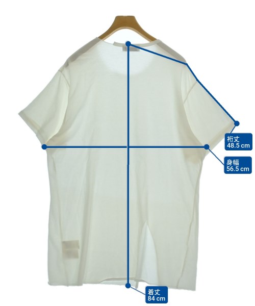 yohji yamamoto POUR HOMME（ヨウジヤマモトプールオム）Tシャツ・カットソー 白 サイズ:3(M位) メンズ/2200690916072